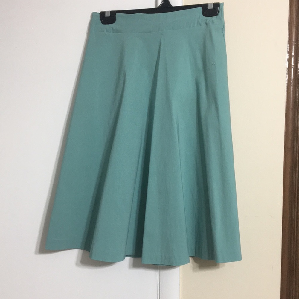 Sea-foam green !  Gorgeous and comfortable skirt
